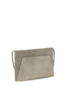 bc duo suede clutch bag