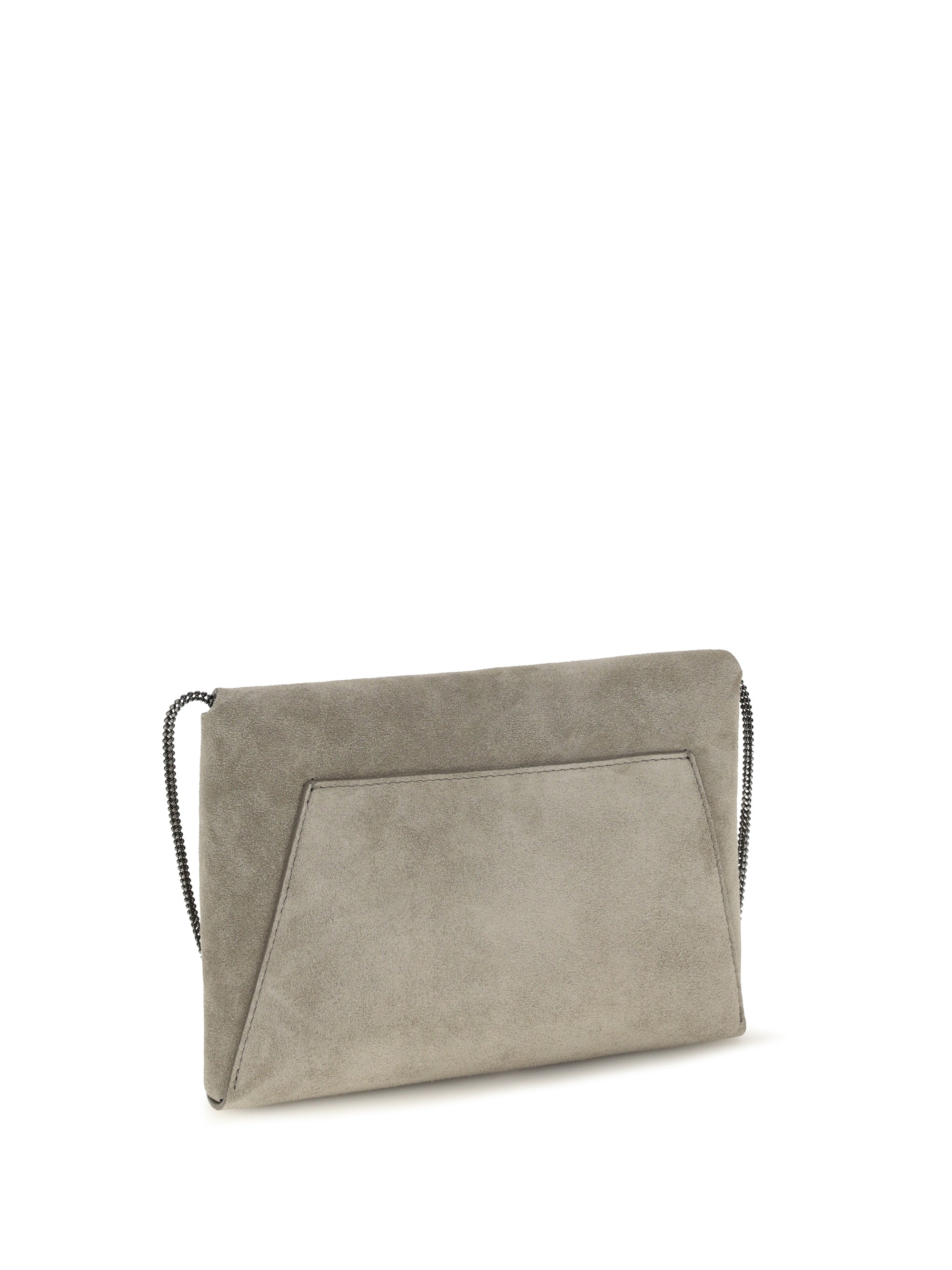 bc duo suede clutch bag