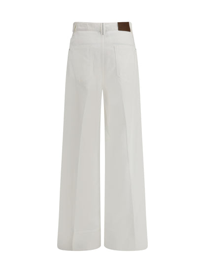 BRUNELLO CUCINELLI 50 wide-leg jeans