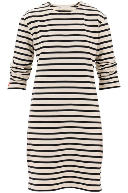 &quot;striped cotton dress with eight