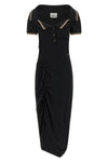 the vivienne westwood long monday pulling midi dress reinterprets the codes of