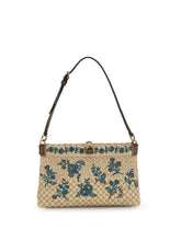 ETRO OS floral-embroidered clutch bag