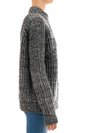 melange gray pullover
