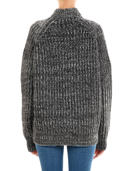 PLAN C 38 melange gray pullover