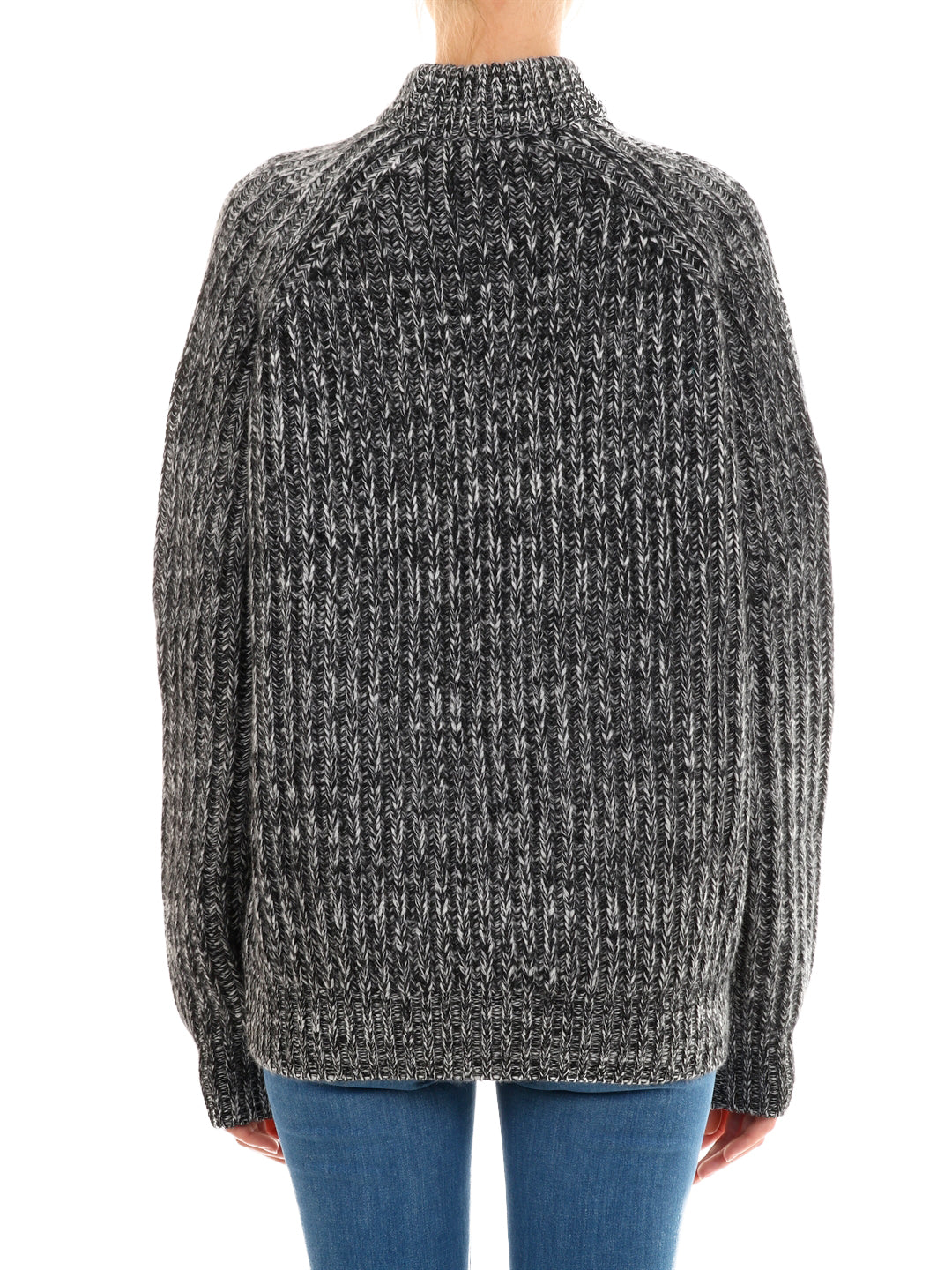melange gray pullover