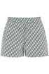 printed poplin shorts for