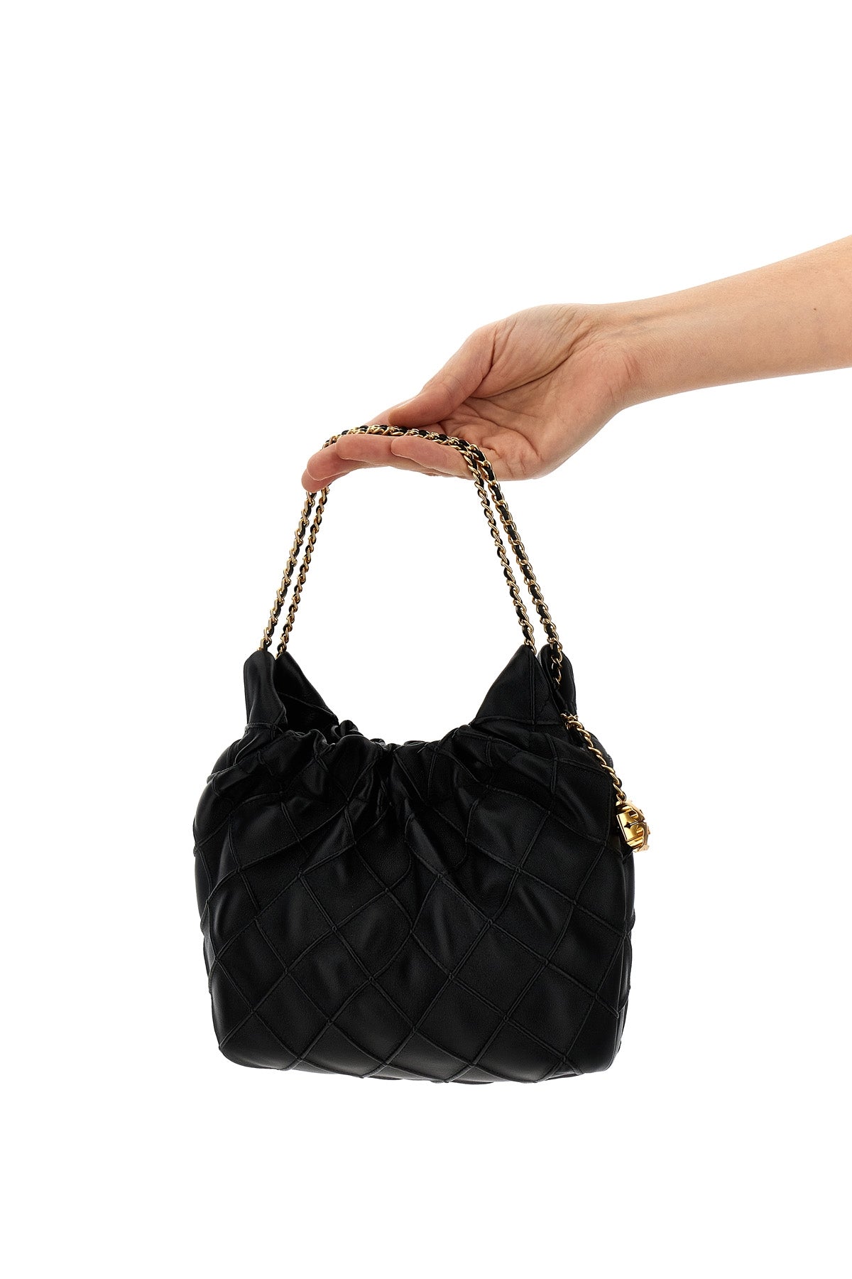 fleming mini leather handbag