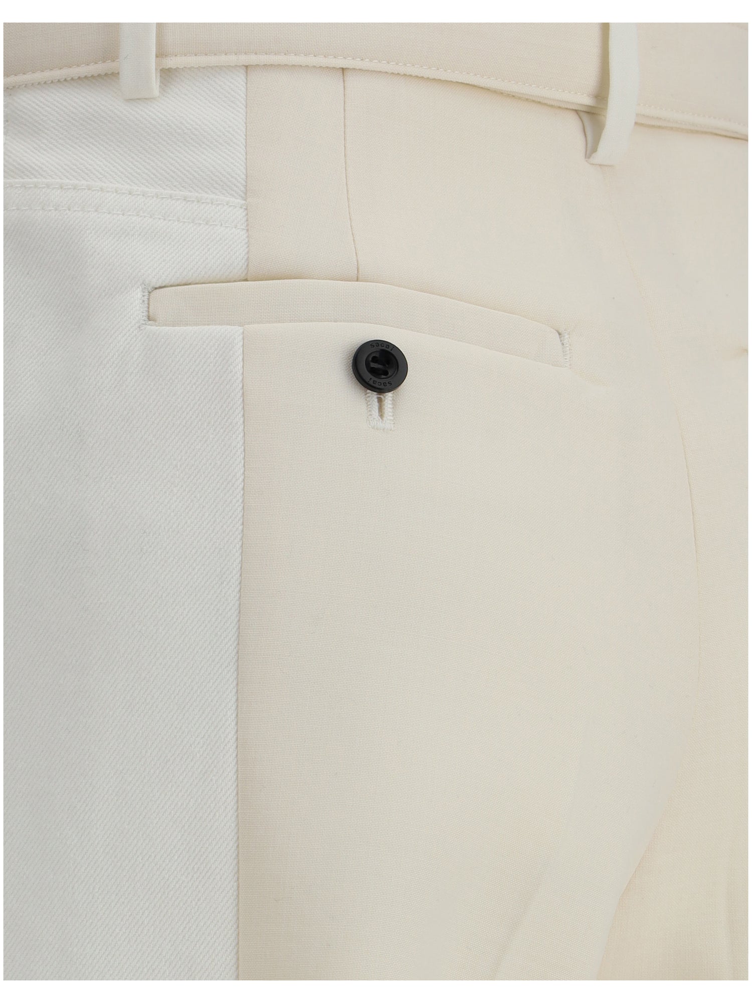 SACAI 1 tailored denim pants