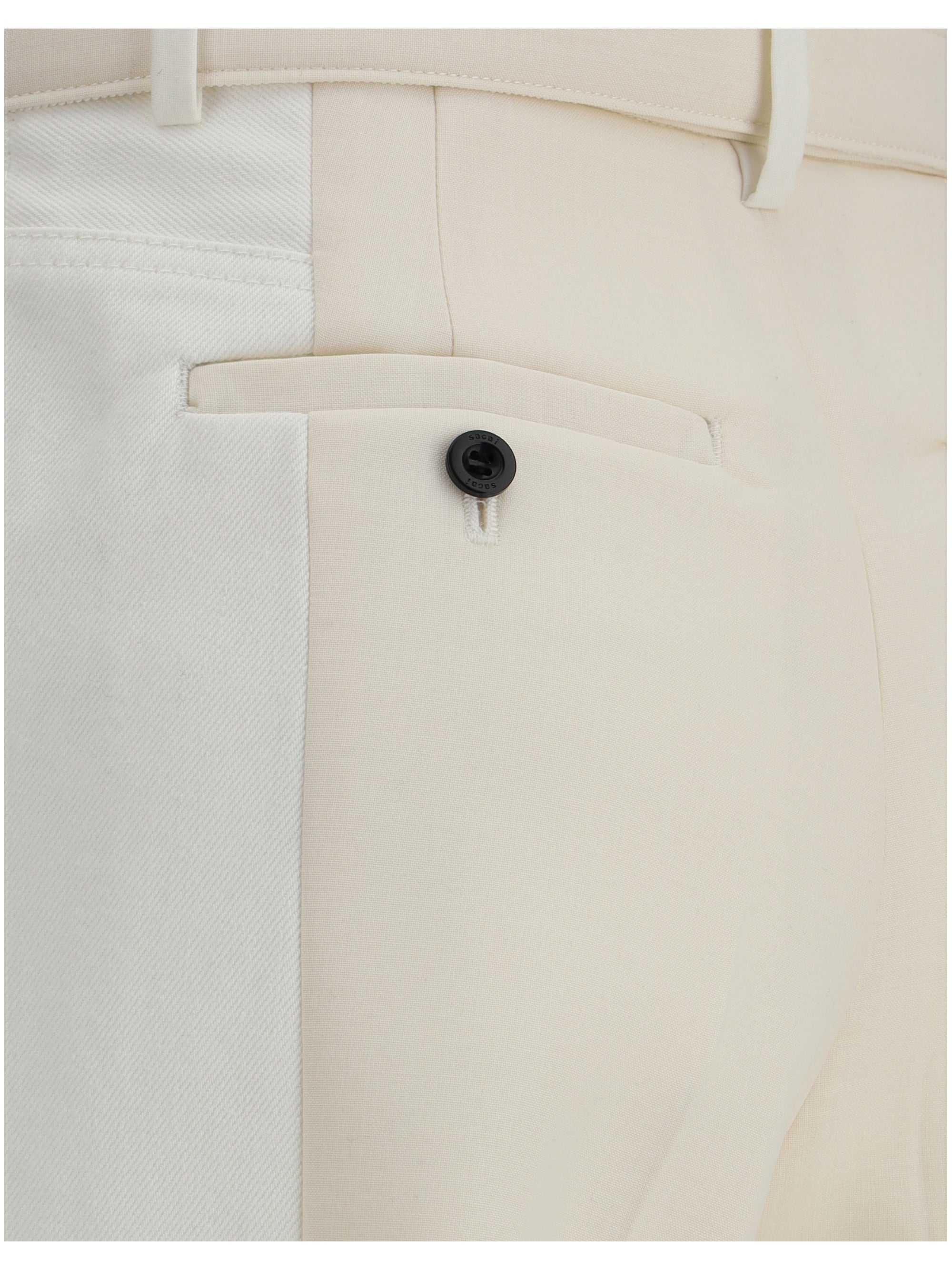 SACAI 1 tailored denim pants