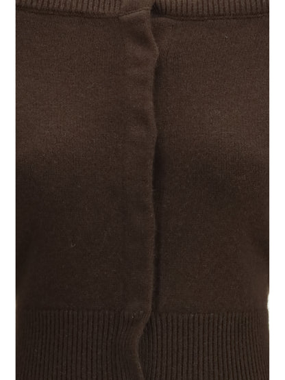 TOM FORD L soft cashmere open-neck shrunken cardigan