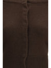 soft cashmere open-neck shrunken cardigan