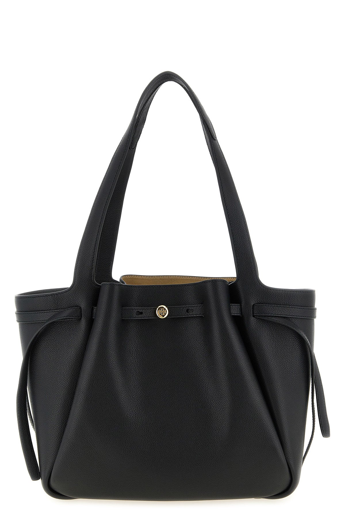 the tory burch romy tote bag defines everyday elegance through soft volumes and