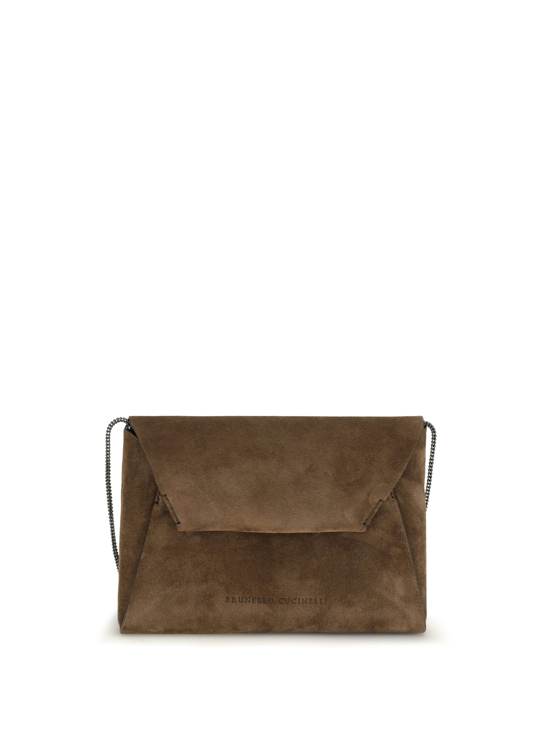 BRUNELLO CUCINELLI OS bc duo suede clutch bag