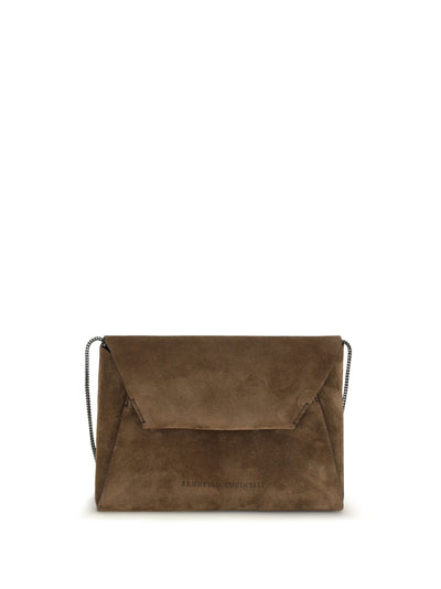 bc duo suede clutch bag