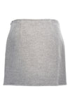 t monogram wool cloth skirt