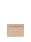 Monogram Beige Leather Cardholder