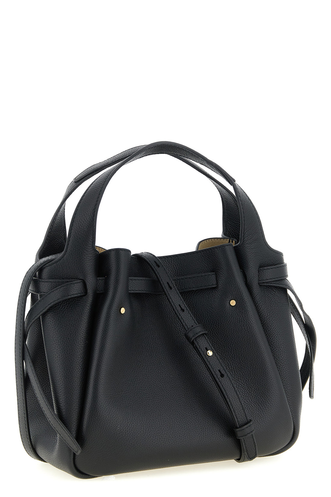 TORY BURCH OS romy small handbag in fine hammered leather