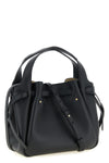 romy small handbag in fine hammered leather
