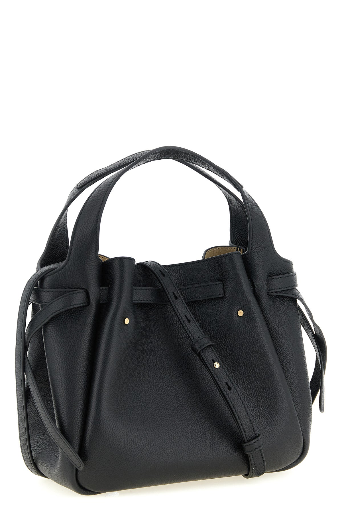 romy small handbag in fine hammered leather