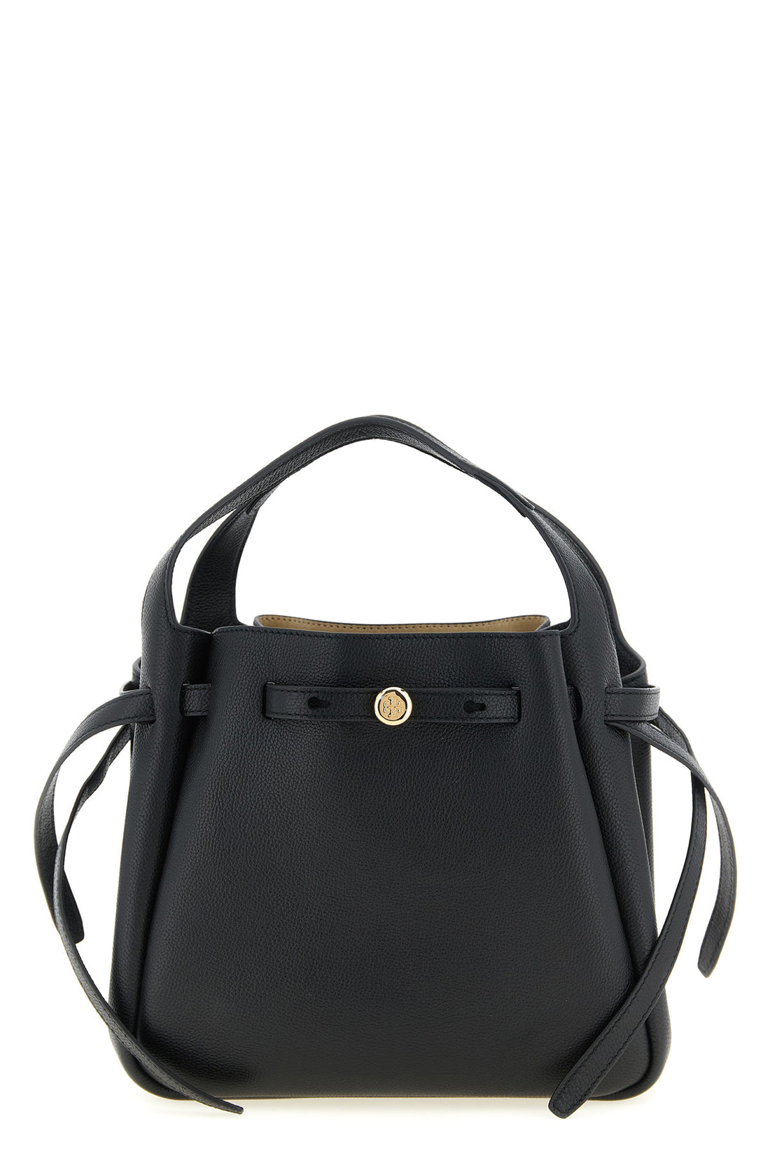 TORY BURCH OS romy small handbag in fine hammered leather