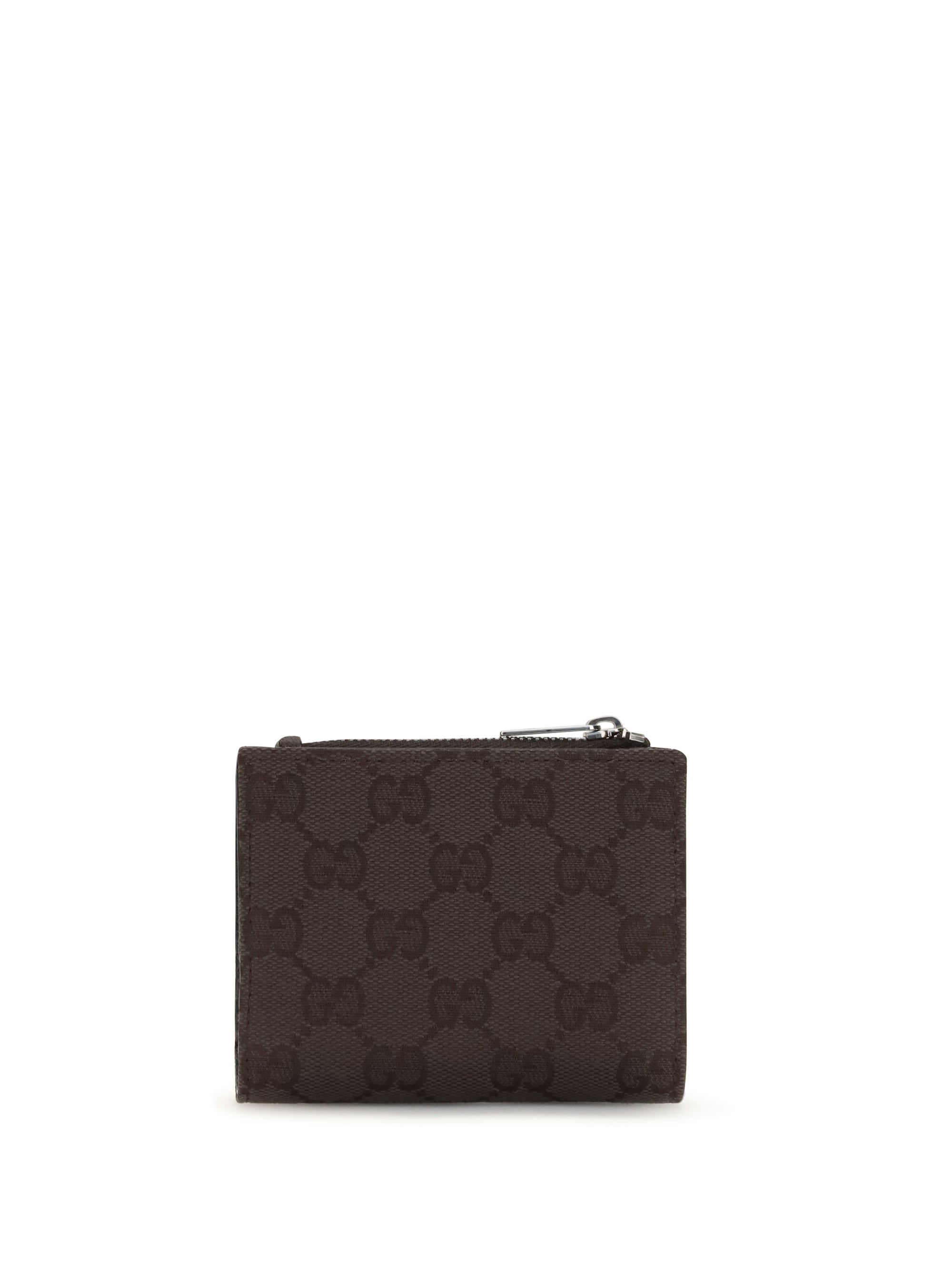 small wallet with plaque