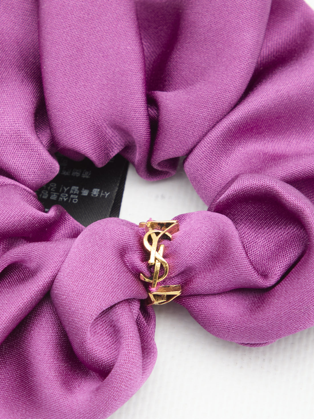 SAINT LAURENT OS cassandre scrunchie