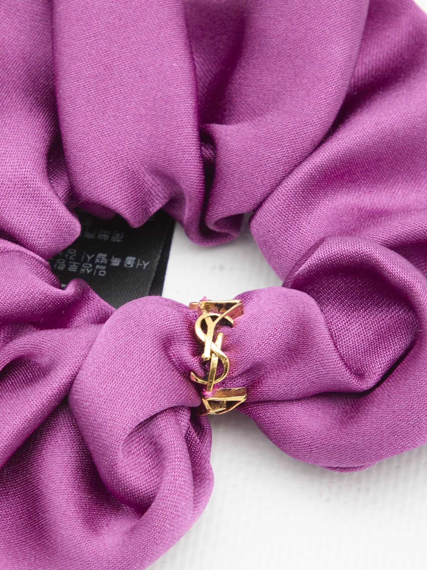 SAINT LAURENT OS cassandre scrunchie 