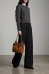 fleming mini suede handbag