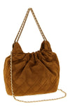 fleming mini suede handbag