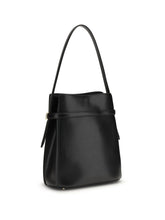 TOTEME OS belted leather bucket bag