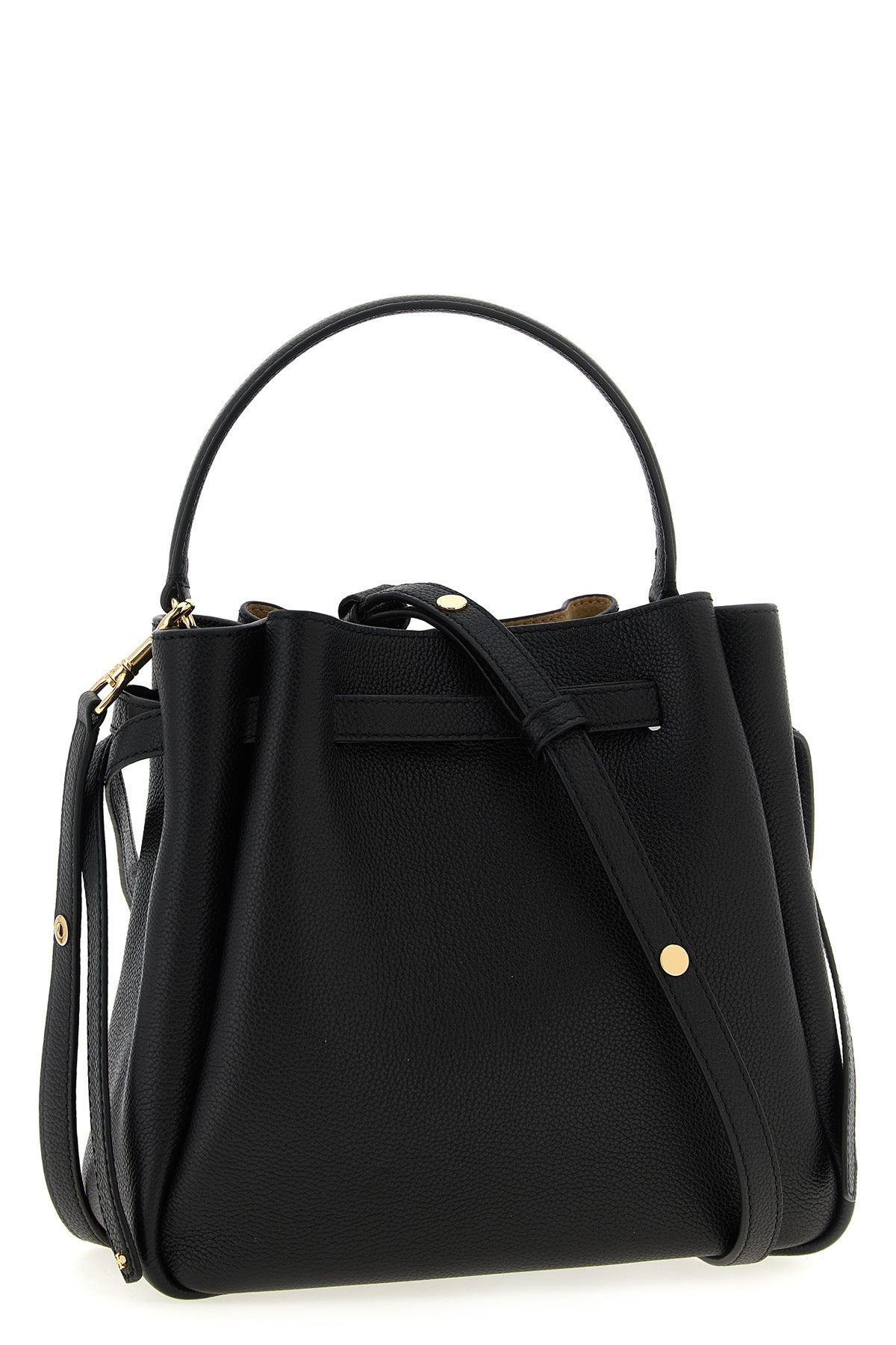 romy bucket bag in fine hammered leather