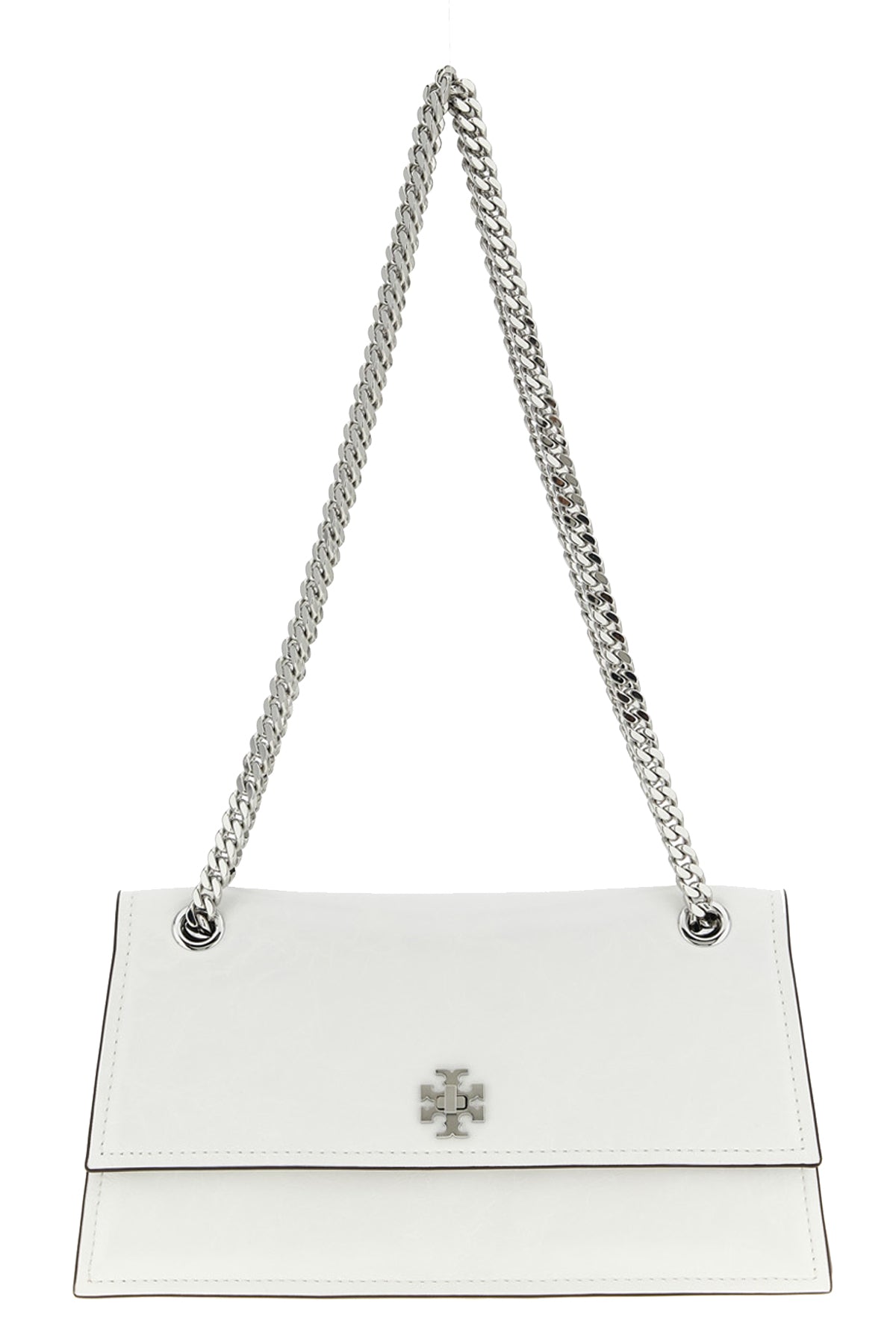kira turnlock shoulder bag in shiny effect leather