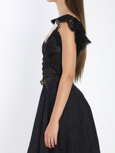 SELF PORTRAIT 10 satin lace top 