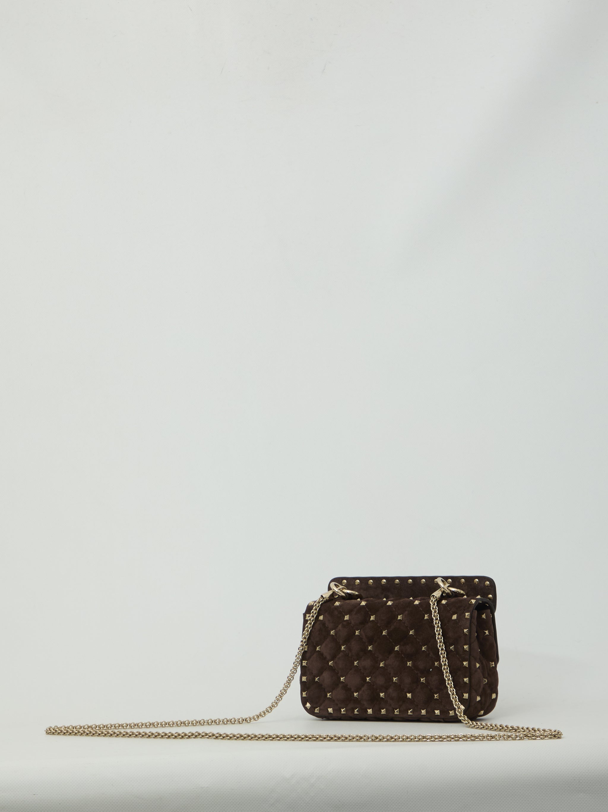 small rockstud spike shoulder bag