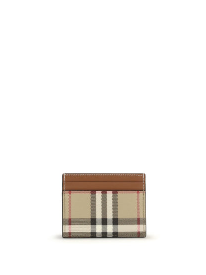 BURBERRY OS printed canvas card holder