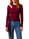 cut-off top with sash