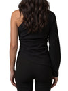 one-shoulder cady blouse