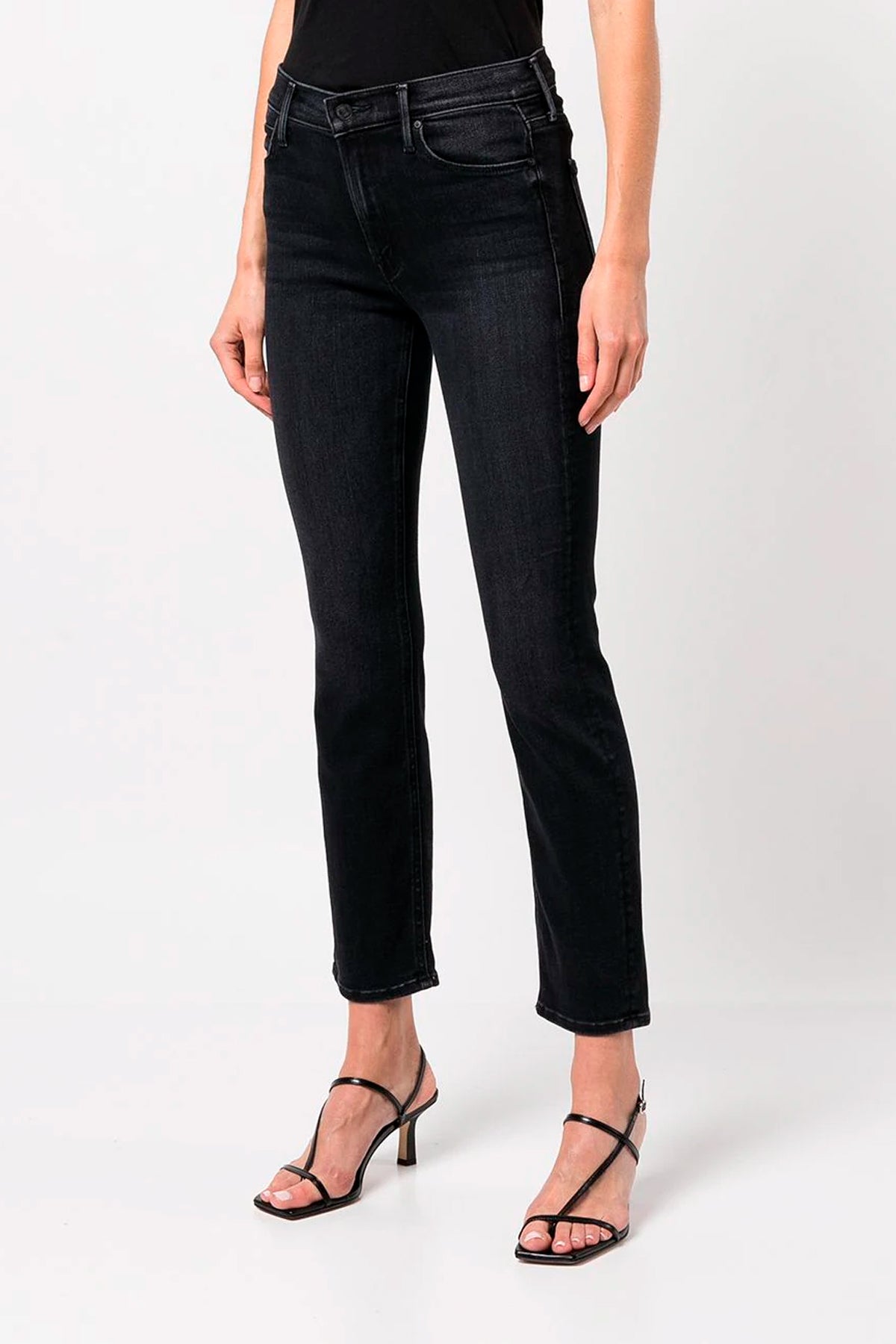 the mid rise dazzler stretch cotton jeans