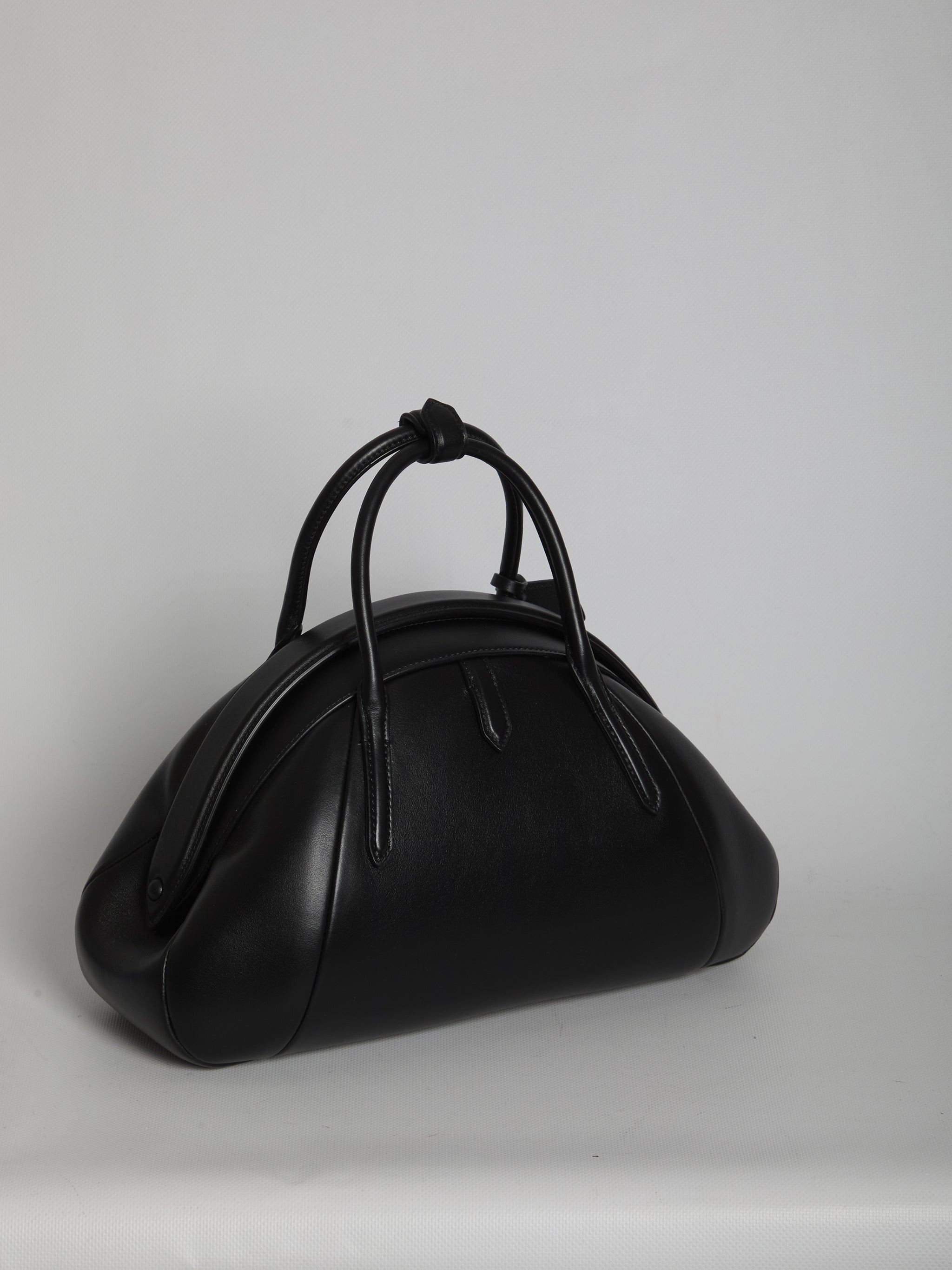 top handle leather bag