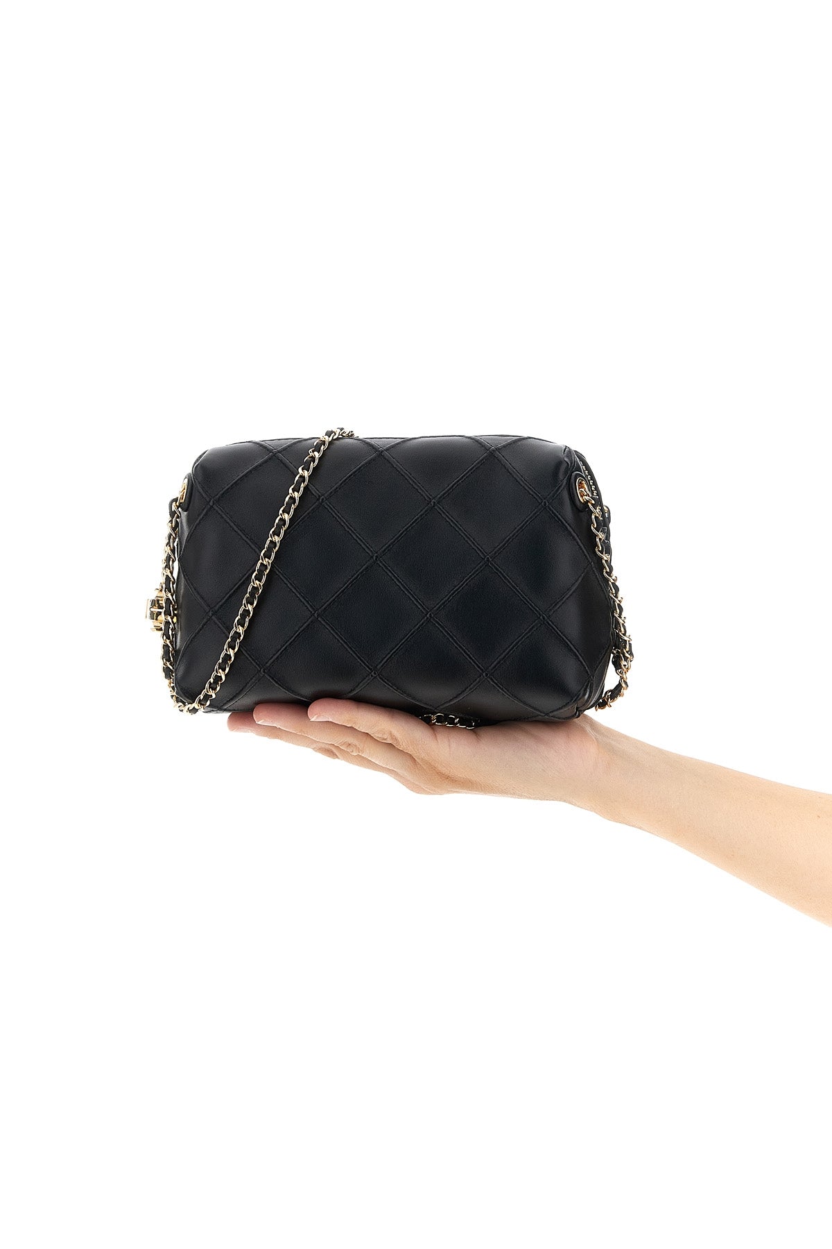 small leather fleming crossbody bag