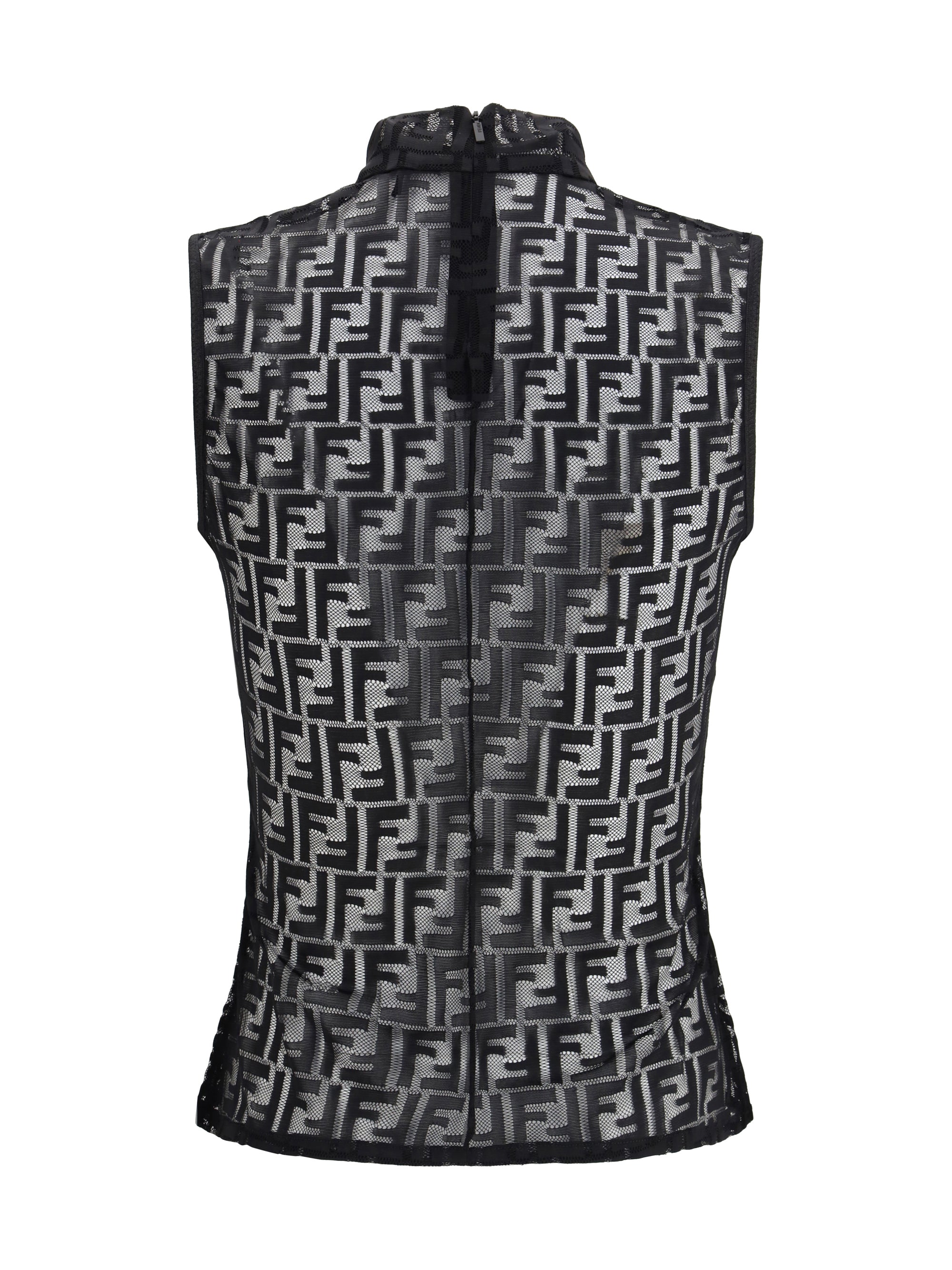 FENDI S ff lace top