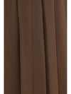 pleated circle midi skirt