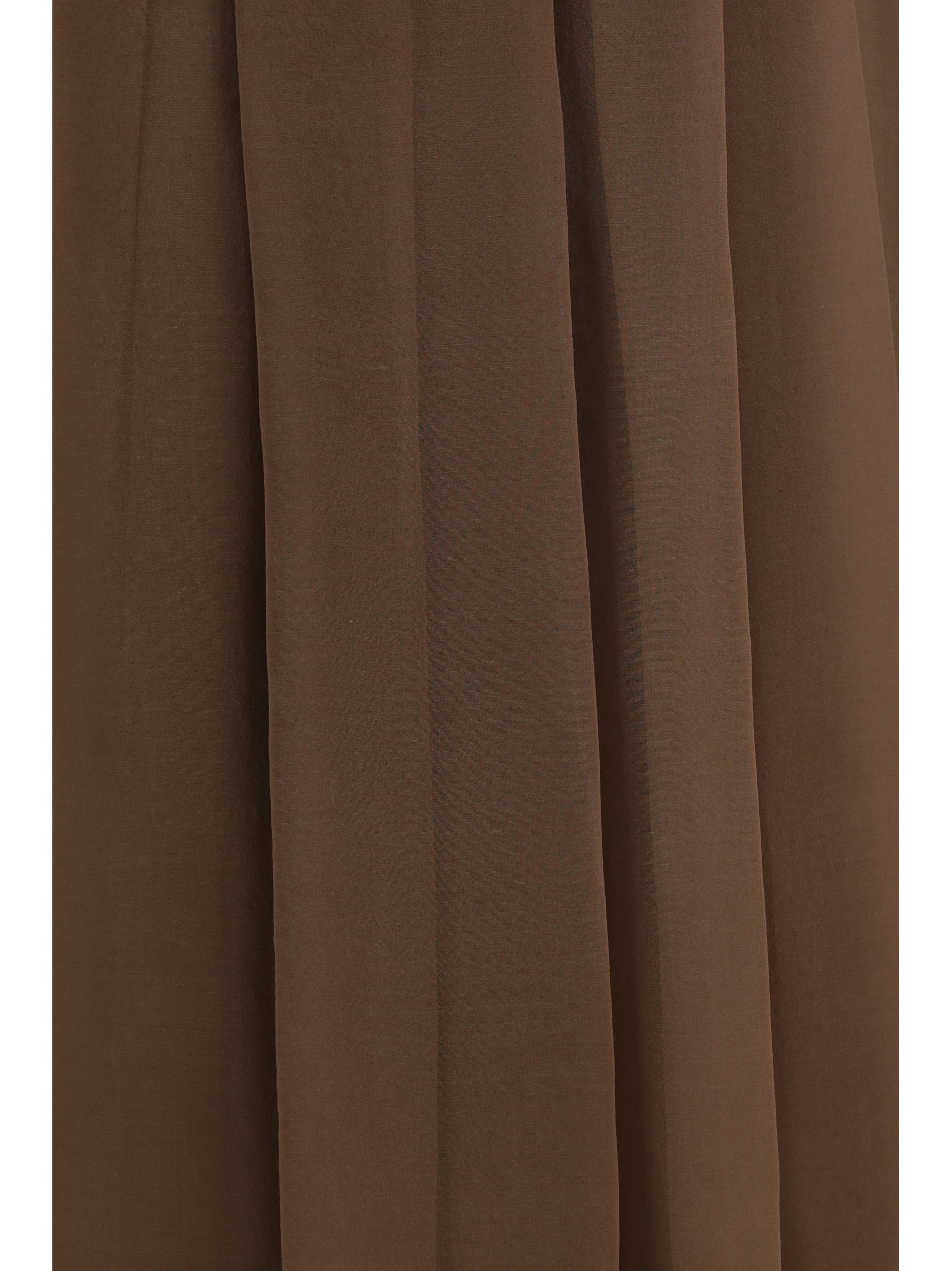 pleated circle midi skirt