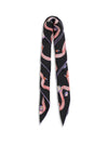 silk scarf with floral print