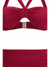 daylight knot detail bikini