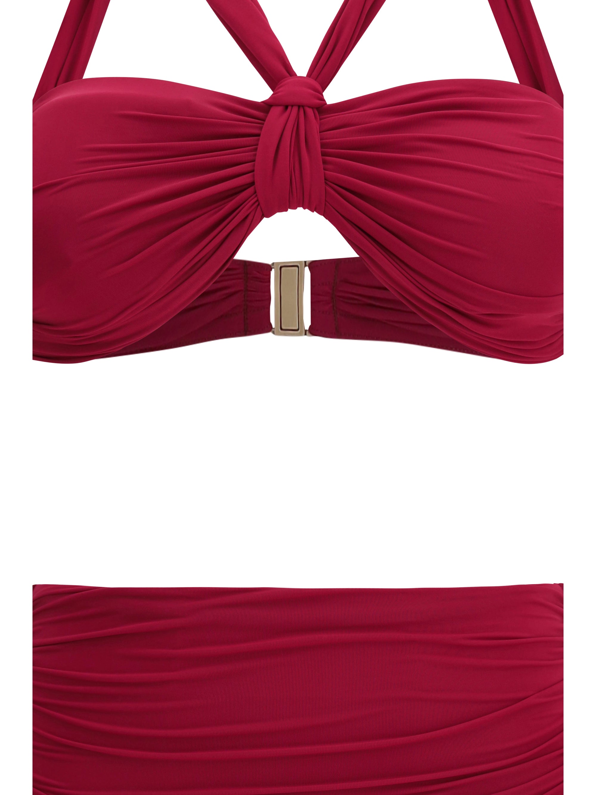 daylight knot detail bikini