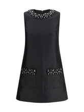 SELF-PORTRAIT 6 taffeta embellished trim short dress