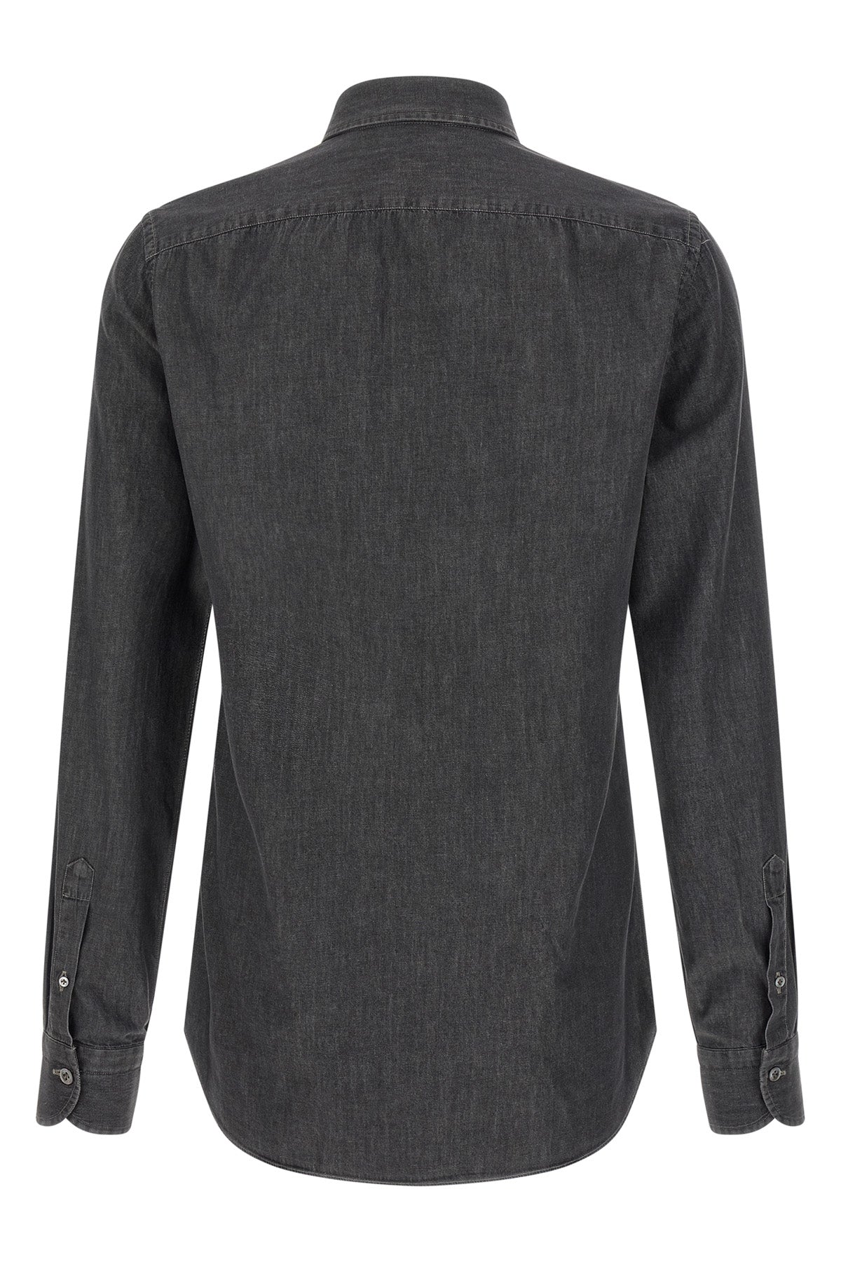 the borriello napoli cotton denim shirt