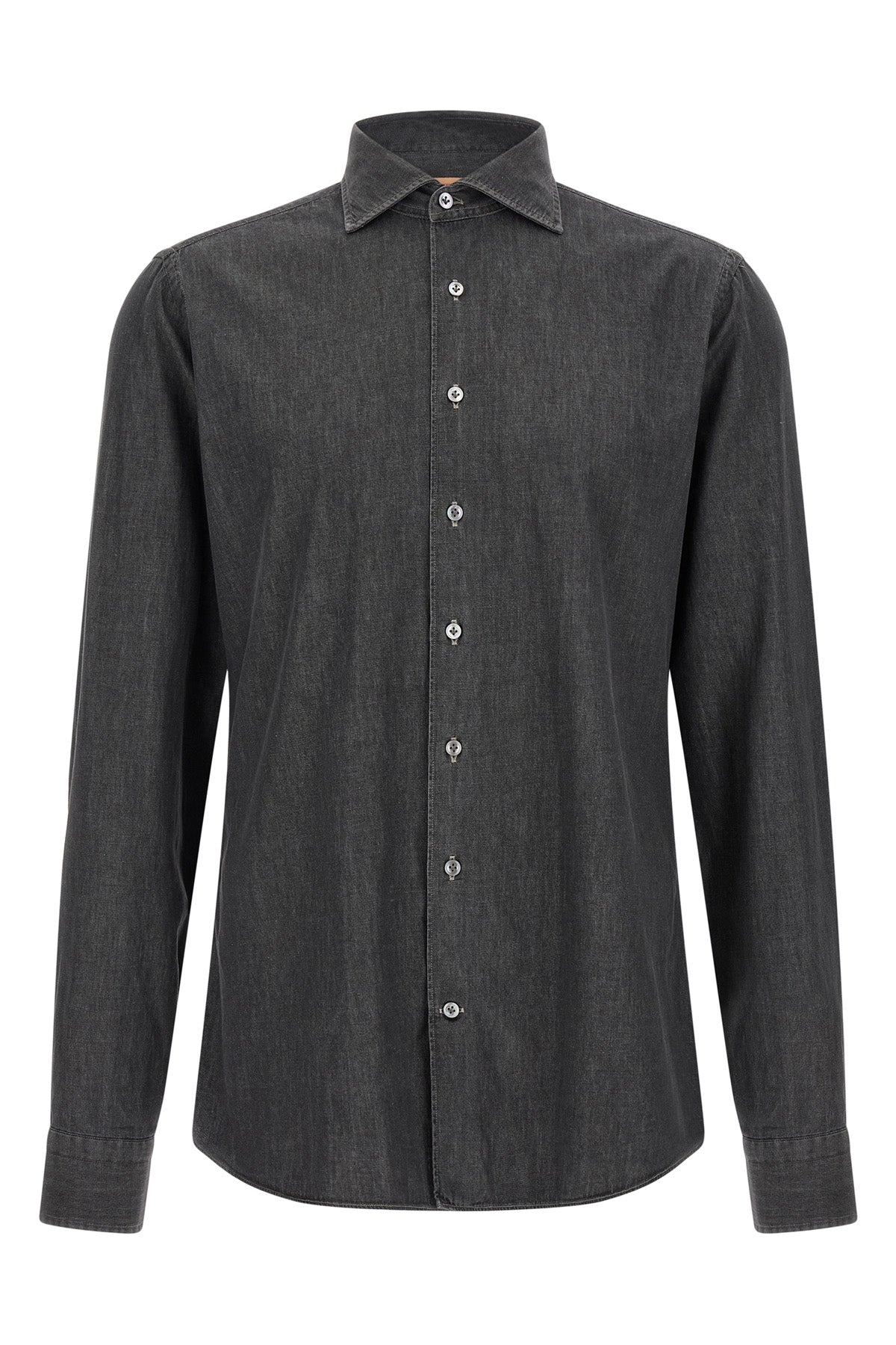 the borriello napoli cotton denim shirt
