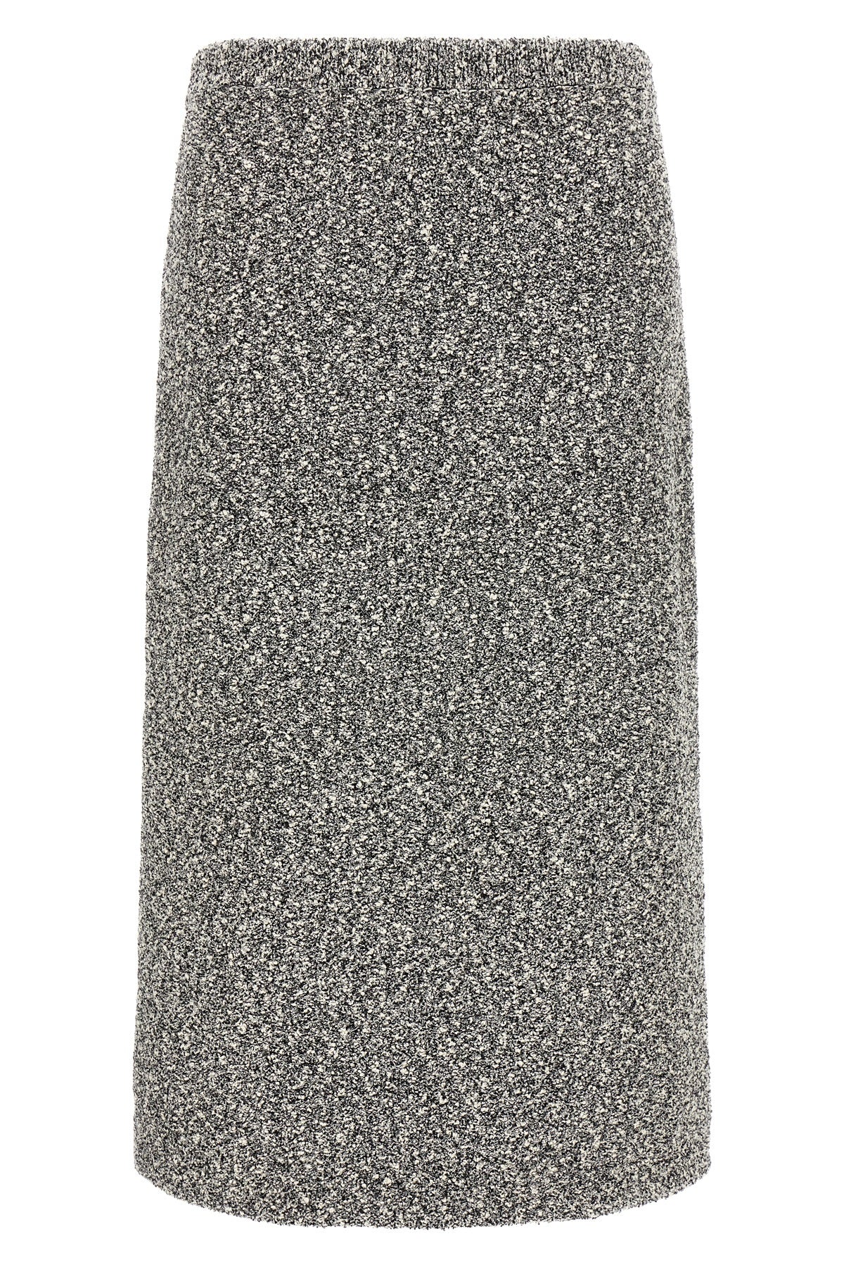 midi skirt in tweed